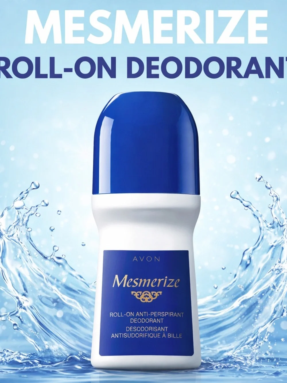 Avon Mesmerize Roll-On Deodorant (Lot of 3)